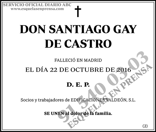 Santiago Gay de Castro